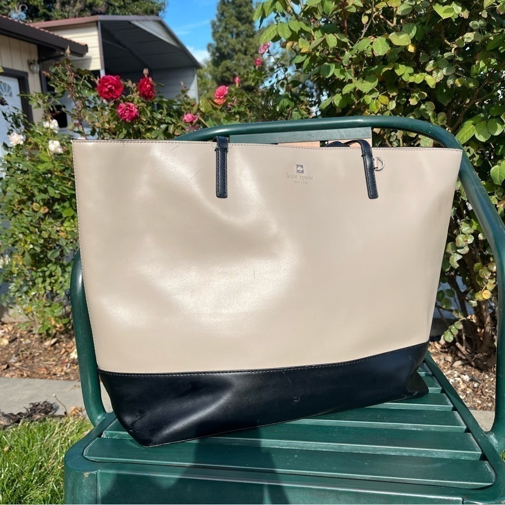 Kate spade large oversized colorblock tote